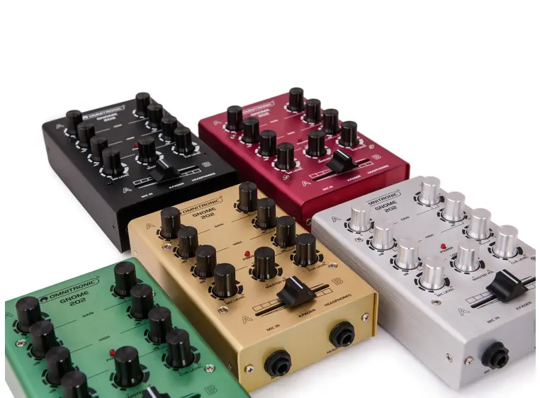 OMNITRONIC GNOME-202 Mini mixer black 